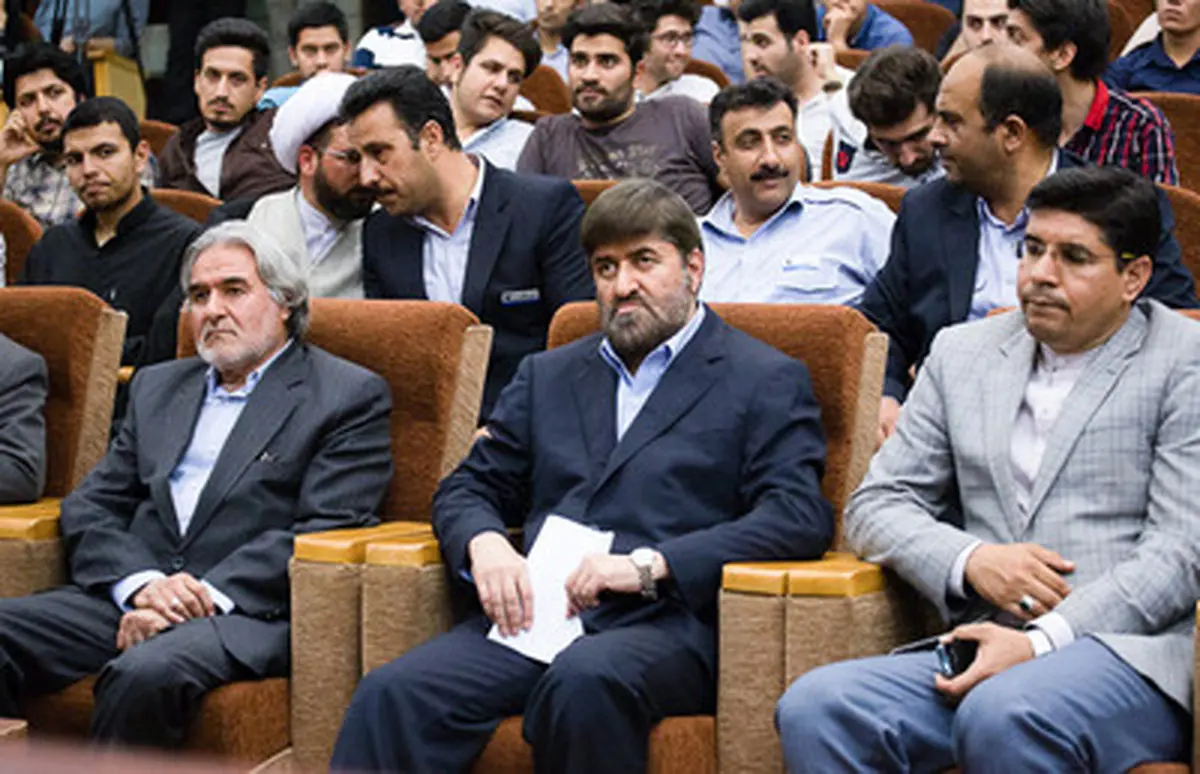 حاشیه های تصویری سخنرانی علی مطهری در مشهد