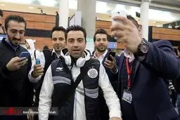 حواشی تصویری استقبال از ستاره سابق بارسا در تهران