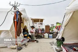 دشواری زندگی در سرپل ذهاب؛ یک هفته بعد از زلزله /تصاویر