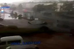 ببینید گردباد وحشتناک در لوکزامبورگ