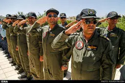 تشییع پیکر خلبان شهید روزبه ناظریان/ تصاویر