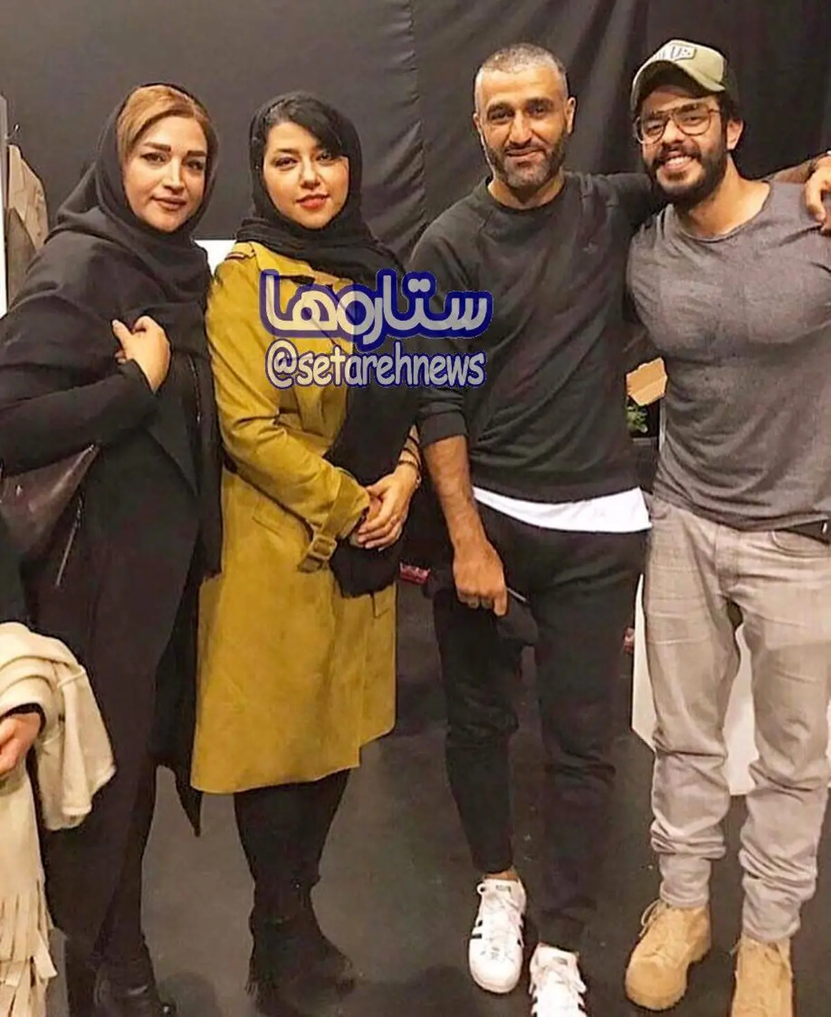 همسر شهاب حسینی و پژمان جمشیدی در یک قاب/عکس