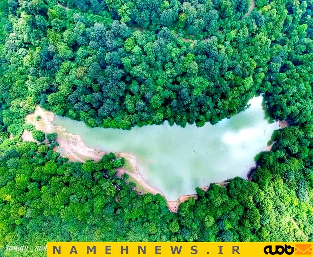 زیبایی دریاچه "چورت" را از بالا ببینید / عکس