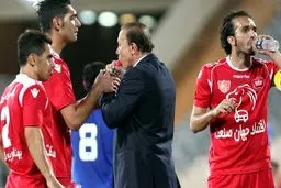 عکس/ اقدام عجیب سرمربی پرسپولیس