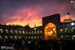 زائران حرم مطهر رضوی/تصاویر