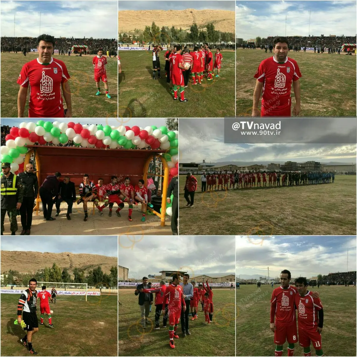 تصاویری از دیدار خیریه منتخب 98 و منتخب کرمانشاه در سرپل ذهاب