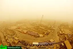 تصویری از وضعیت هوای امروز کربلای معلی