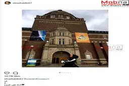 تیپ متفاوت بازیگر زن در سوئد/عکس