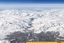 نمایی زیبا از ارومیه در میان سپیدی برف/ عکس