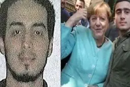 سلفی مرکل با عامل حملات بروکسل/ عكس