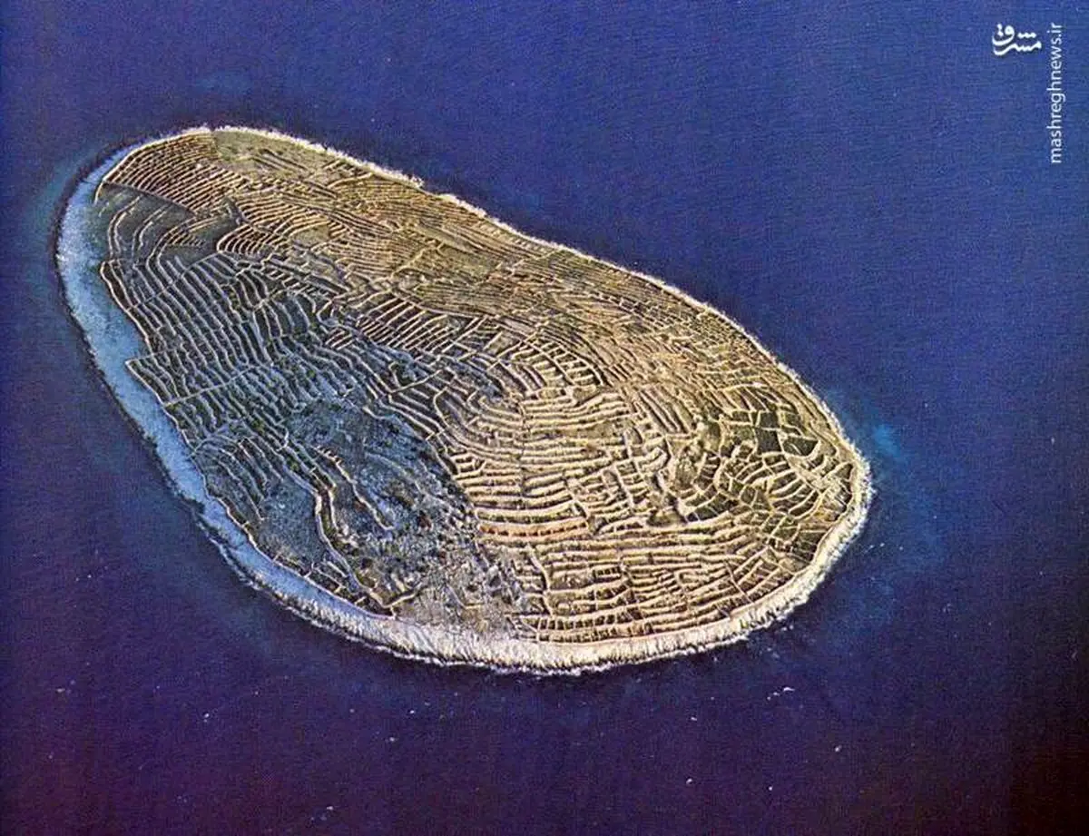 راز جزیره ای شبیه به اثر انگشت+تصاویر