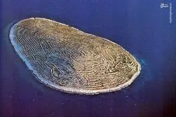 راز جزیره ای شبیه به اثر انگشت+تصاویر