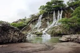 عکس بسیار زیبا از آبشار بیشه