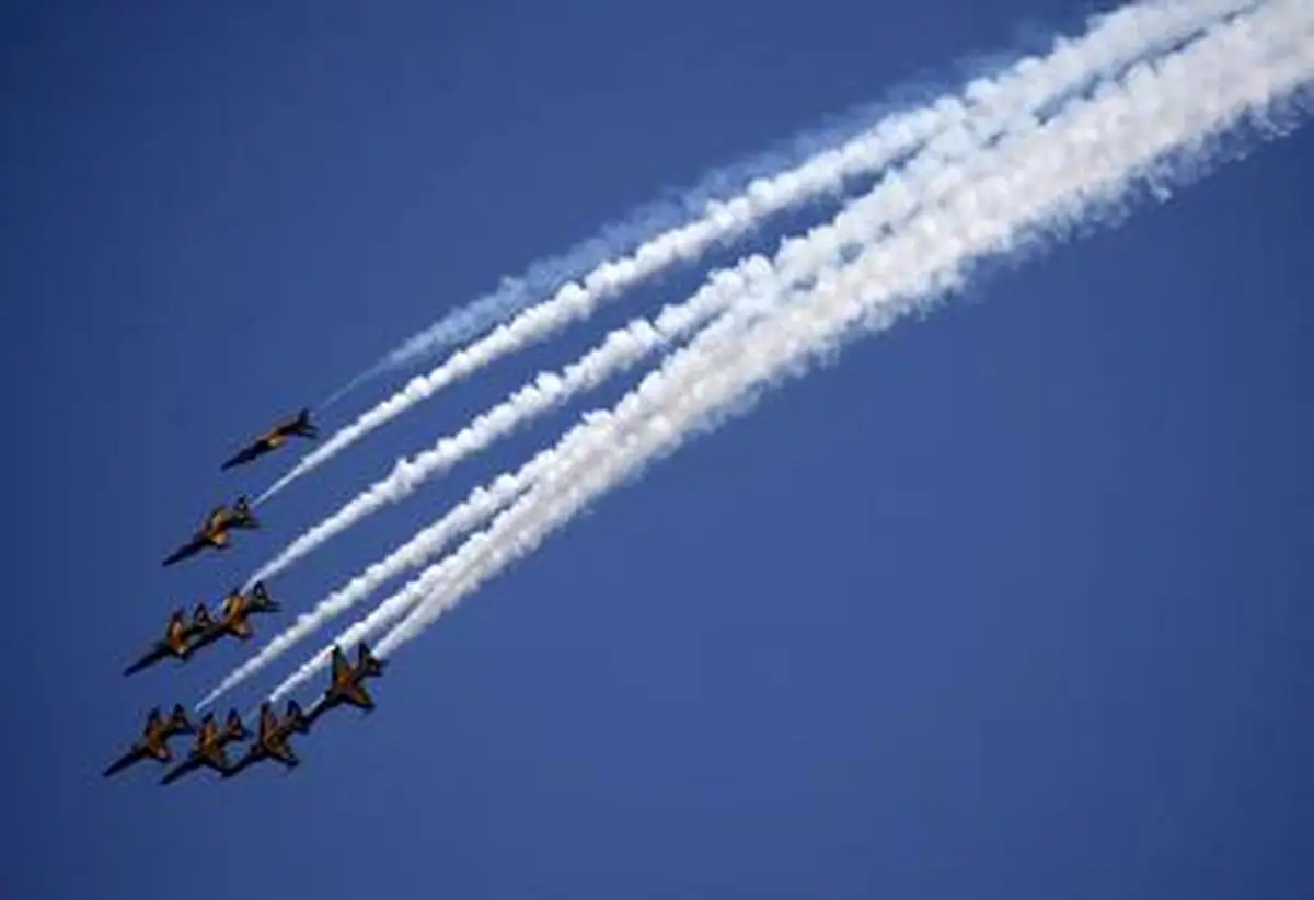 نمایش هوایی جالب در سنگاپور/ تصاویر