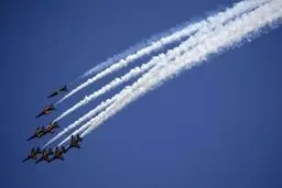 نمایش هوایی جالب در سنگاپور/ تصاویر