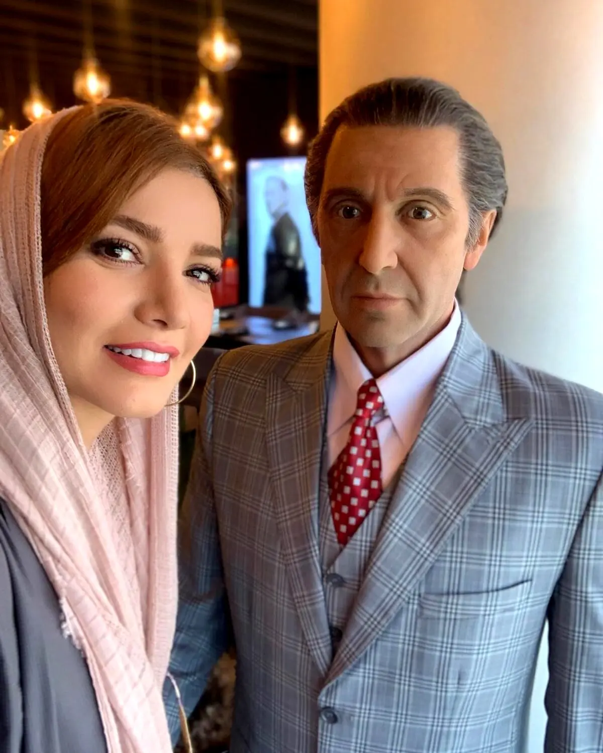 سلفی متین ستوده این بار با آل پاچینو + عکس
