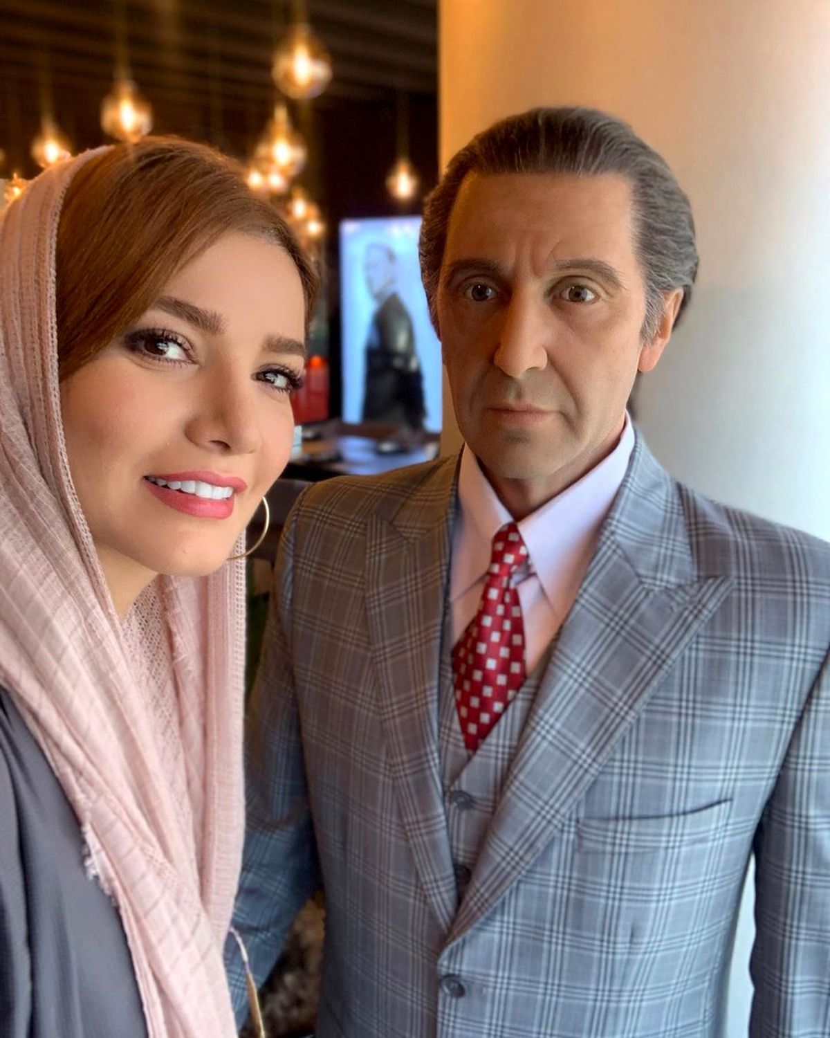 سلفی متین ستوده این بار با آل پاچینو + عکس