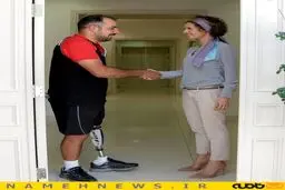 دیدار "اسماء اسد" با خلبان جانباز / تصاویر