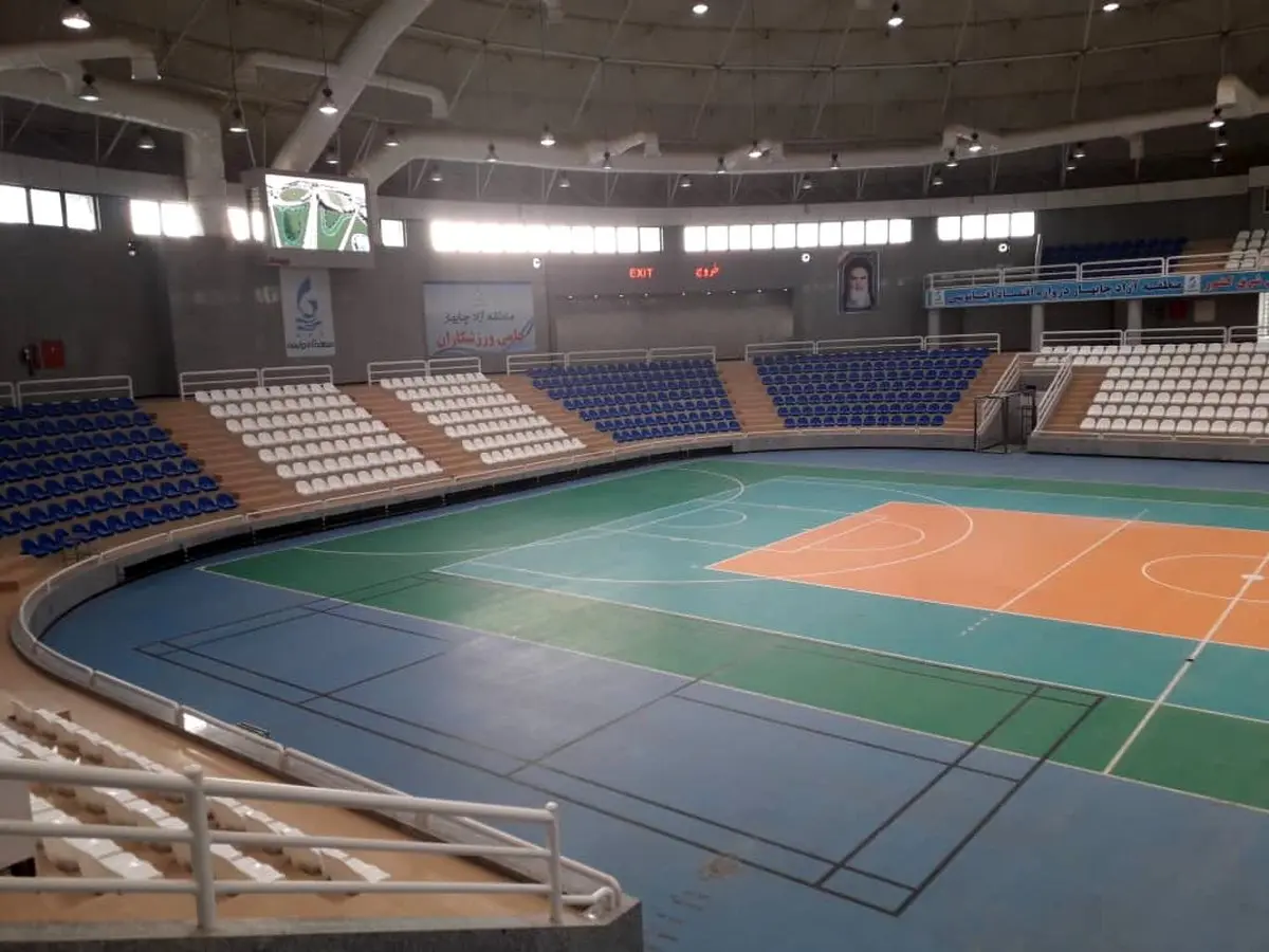 تصاوير: ورزشگاه ۲۰۰۰ نفره منطقه آزاد چابهار