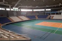 تصاوير: ورزشگاه ۲۰۰۰ نفره منطقه آزاد چابهار