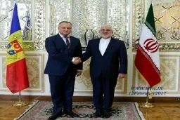 دیدار ظریف با رییس‌جمهور مولداوی