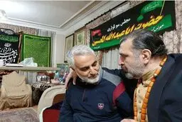 عکس دیده نشده حاج قاسم سلیمانی با چهره اصلاح‌طلب