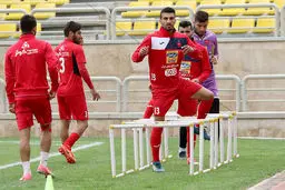 تصاویری از تمرینات پرسپولیس در غیاب ملی‌پوشان