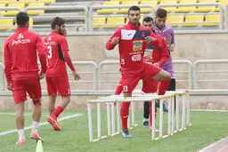 تصاویری از تمرینات پرسپولیس در غیاب ملی‌پوشان