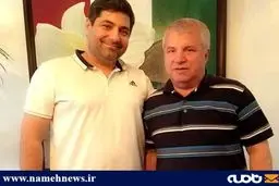 علی پروین در دفتر شهرام جزایری چه می کرد؟/ عکس