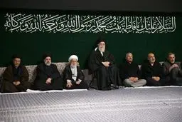 تصویری از آخرین شب مراسم عزاداری شهادت حضرت فاطمه زهرا/ عکس