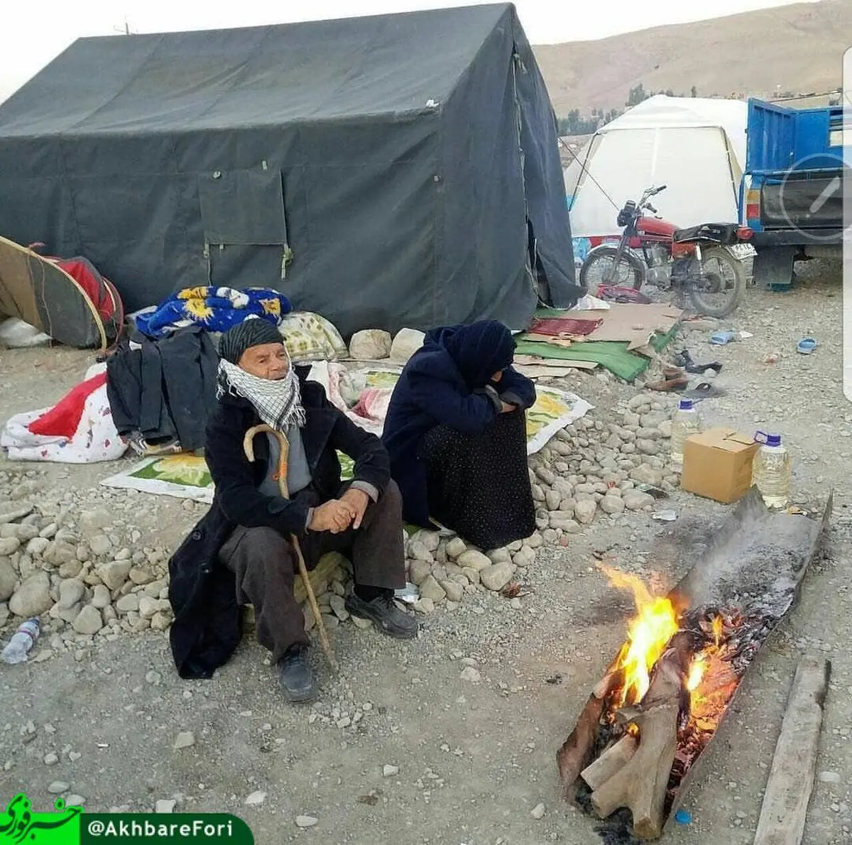 وضعیت زلزله زدگان بعد از گذشت دو ماه و چند روز ..../عکس