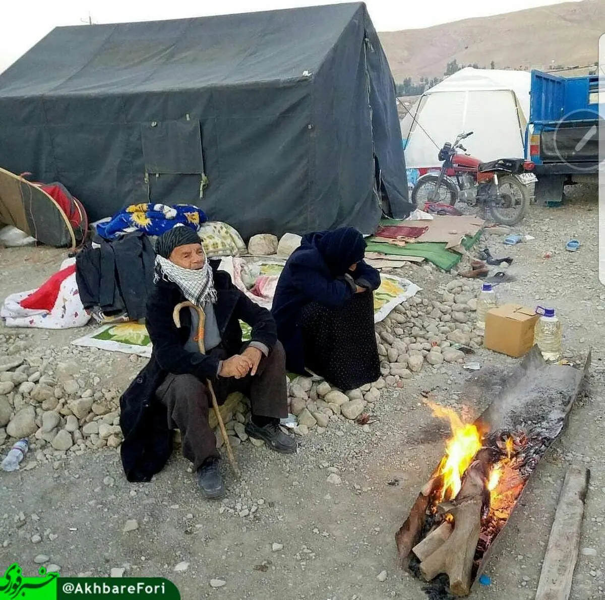 وضعیت زلزله زدگان بعد از گذشت دو ماه و چند روز ..../عکس