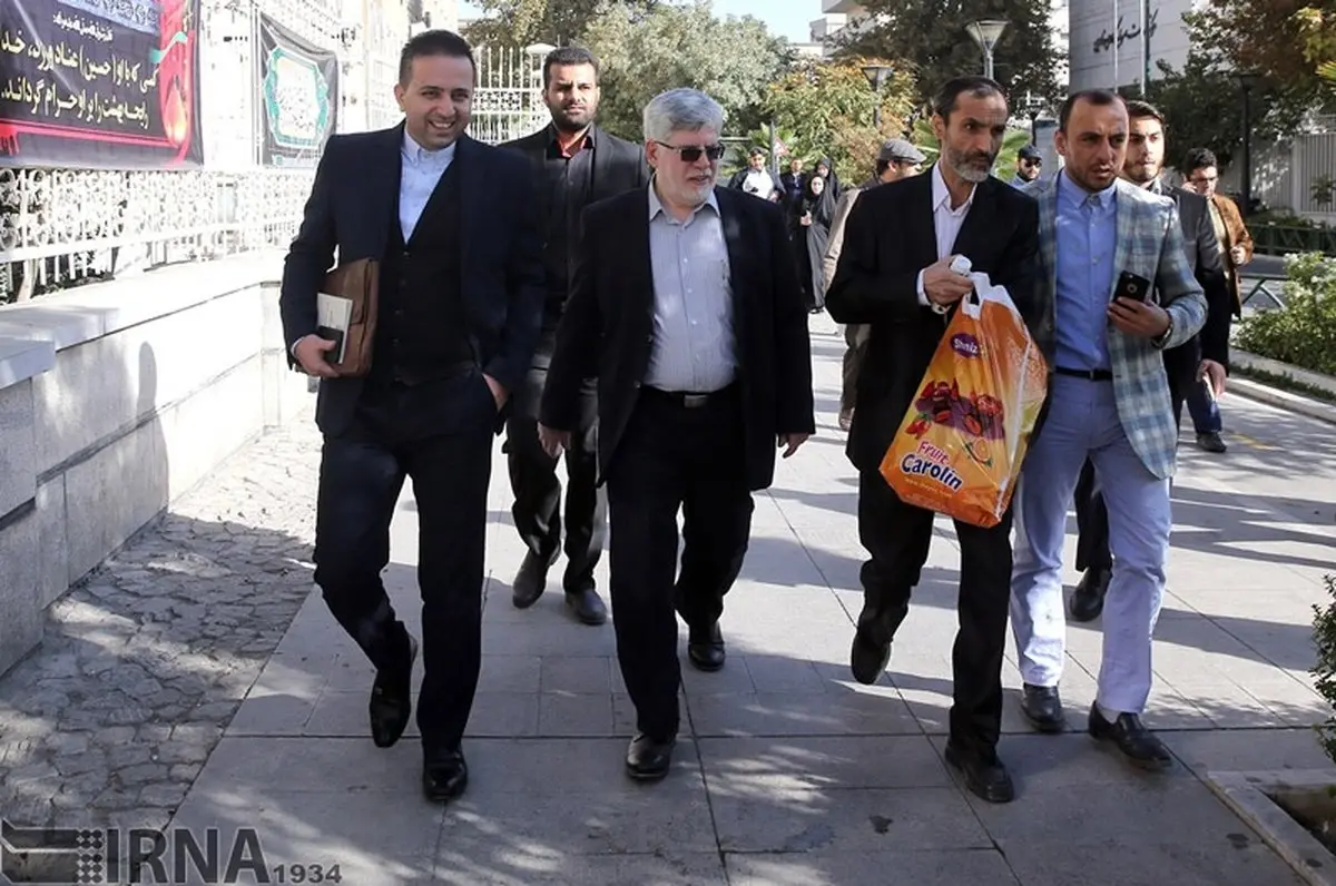 حواشی تصویری دادگاه حمید بقایی