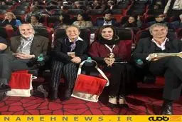 تصویر دیده نشده از شبنم قلی خانی در جایگاه داور/ عکس