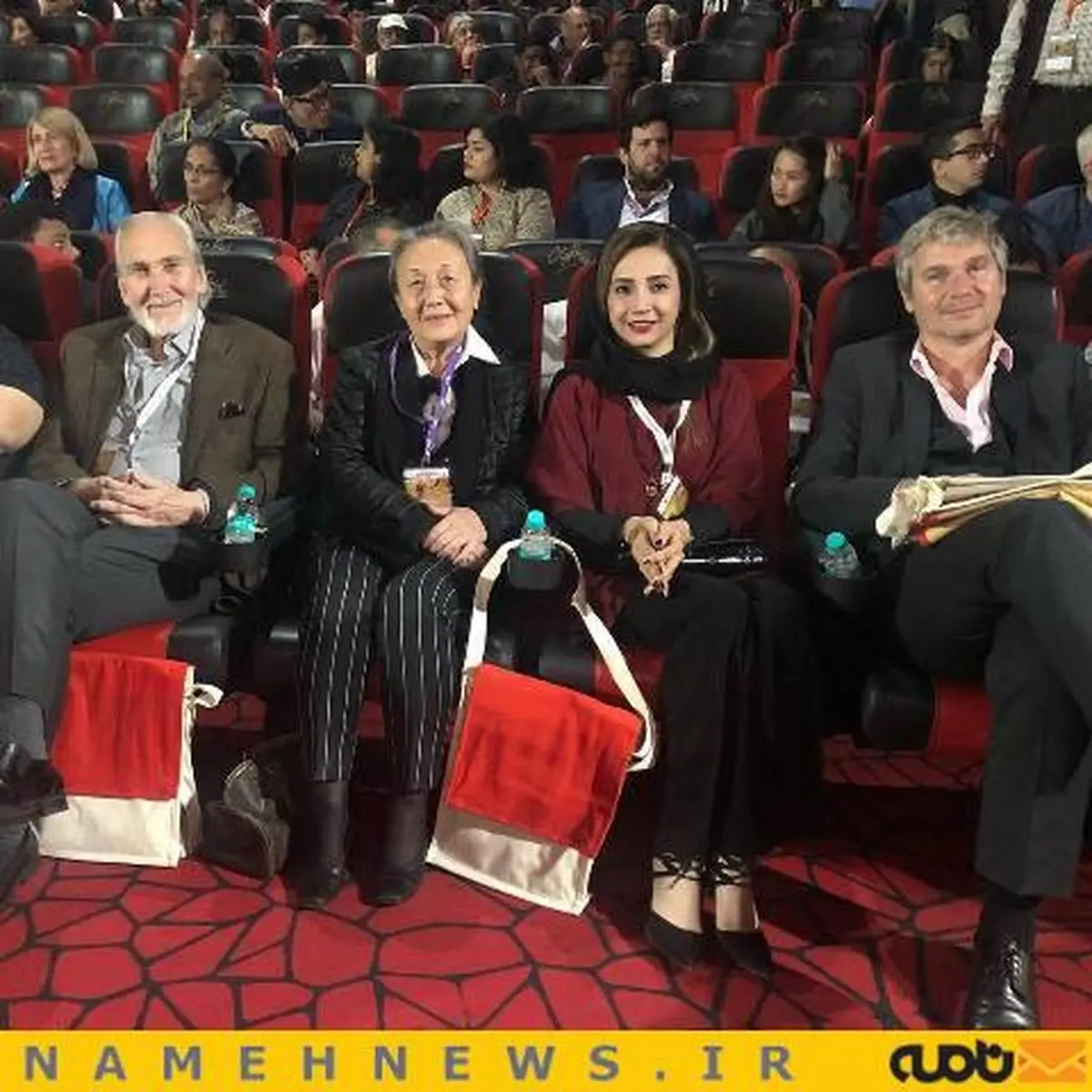 تصویر دیده نشده از شبنم قلی خانی در جایگاه داور/ عکس