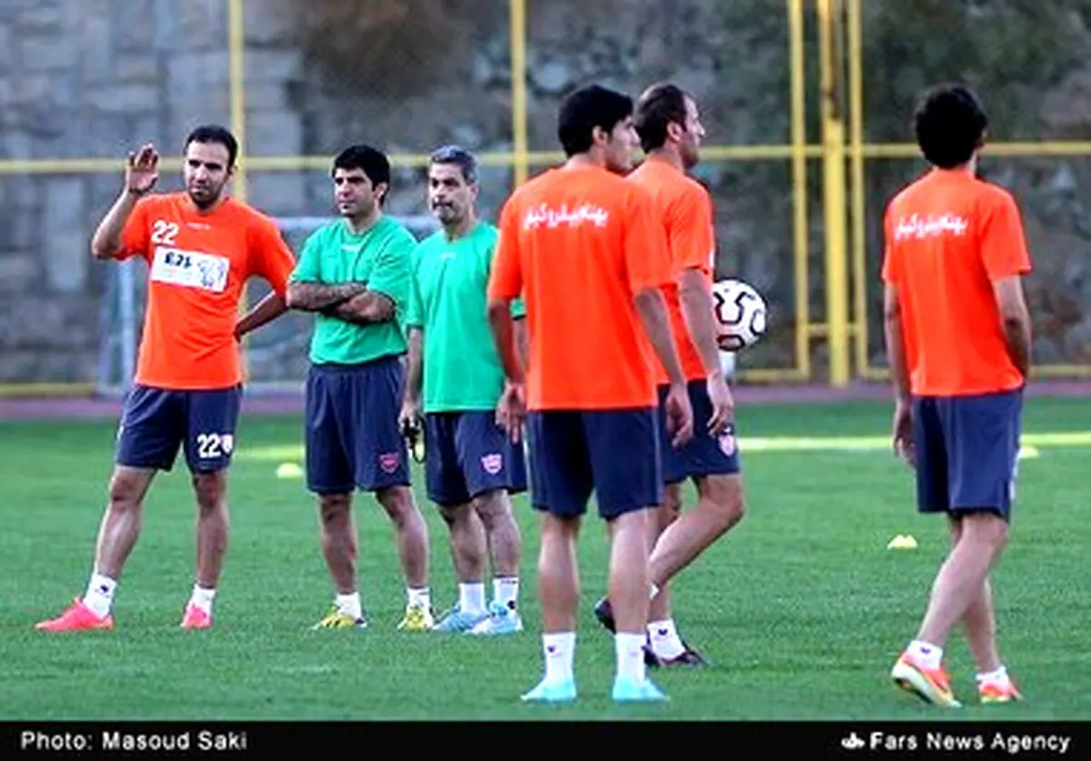 تصاویری از تمرین تیم پرسپولیس با حضور درخشان
