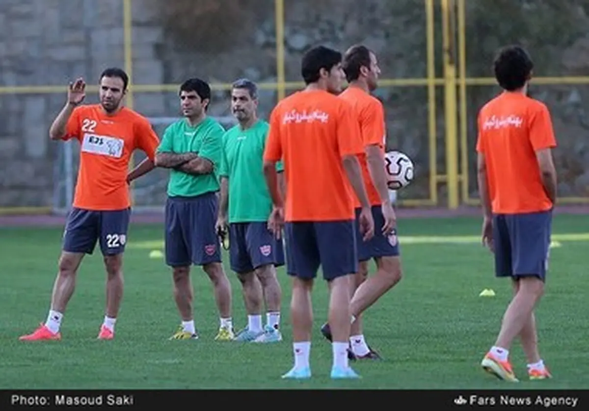 تصاویری از تمرین تیم پرسپولیس با حضور درخشان