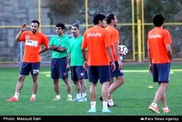 تصاویری از تمرین تیم پرسپولیس با حضور درخشان
