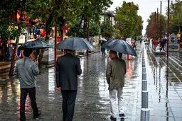 بارش باران تابستانی در شهرهای شمالی کشور