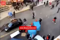 زیرگرفتن معترضان آمریکایی این بار در سیاتل! + ویدئو