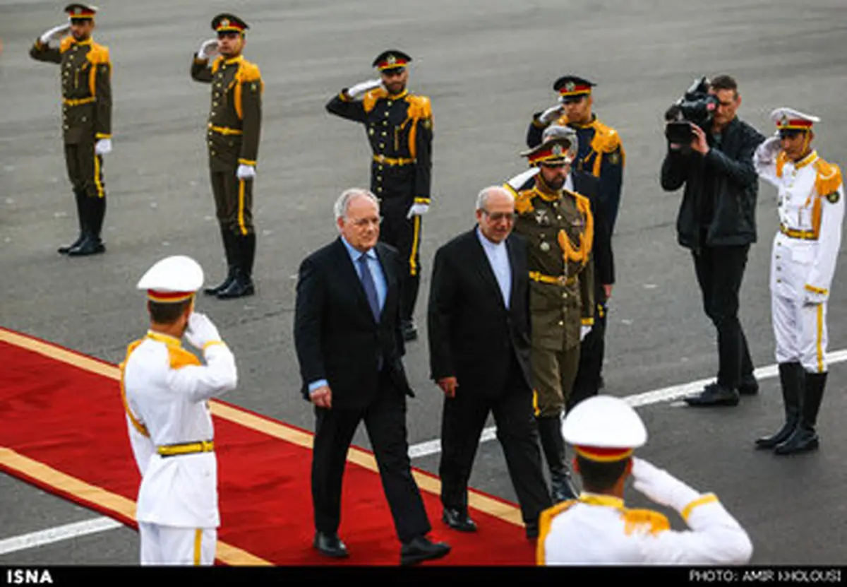 حواشی ورود رییس‌جمهور سوییس به تهران/تصاویر