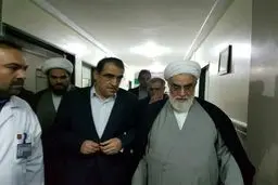 حضور رئیس دفتر رهبر انقلاب در بیمارستان جماران/عکس
