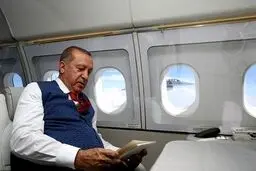 اسکورت اردوغان با جنگنده اف ۱۶/تصاویر