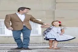 شاهزاده دانمارک و دخترش/عکس