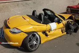 عکس/تصادف شدید پورشه در تهران