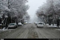 همدان، سفیدپوش شد/ تصاویر