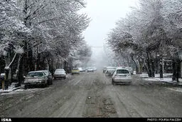 همدان، سفیدپوش شد/ تصاویر