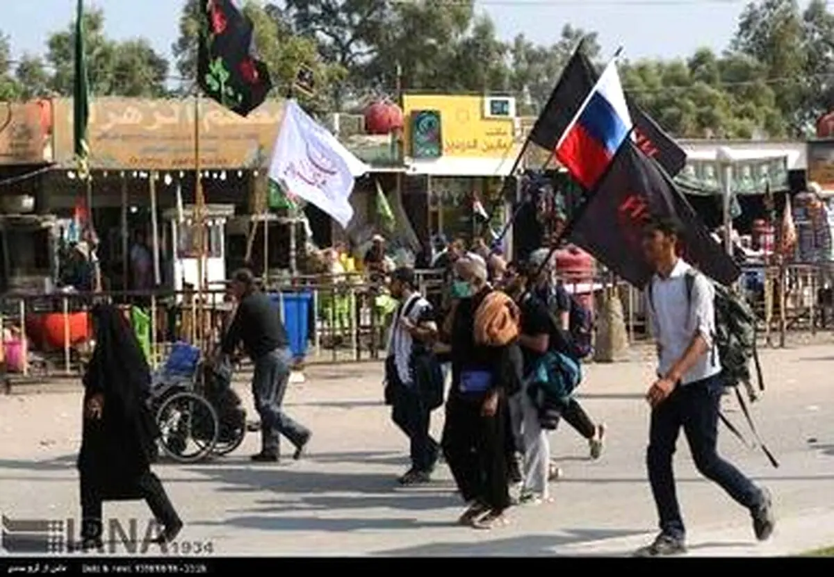 با این تصاویر همراه زائران پیاده اربعین شوید