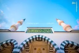 معماری زیبای یک مسجد در آمریکا/تصاویر