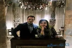 شبنم قلی خانی و همسرش/عکس